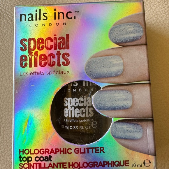Nails Inc. Holographic Glitter Top Coat - Picture 1 of 2